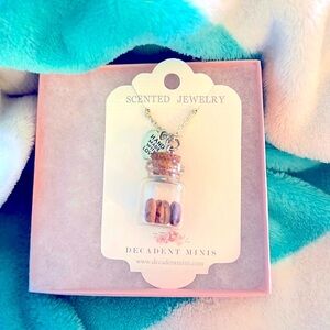 SALE💗Mini Chocolate Chip Jar Necklace